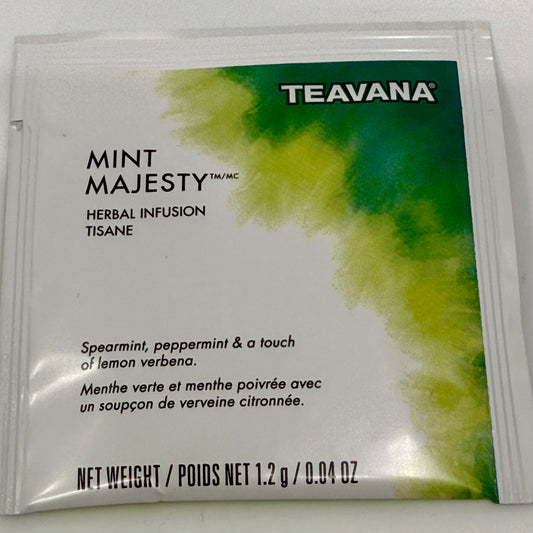 Teavana Mint Majesty Herbal Tea, 24 Count Pyramid Sachets